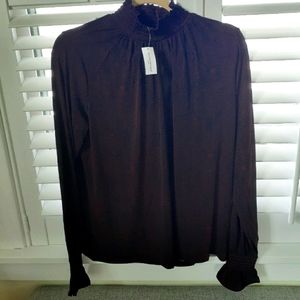 Long sleeve shirt with ruffles